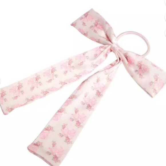 Goody x LoveShackFancy Ruffle Bow Hair Clip - Rosa Beaux BRAND NEW *SHIPS FAST*‎ - Picture 2 of 7